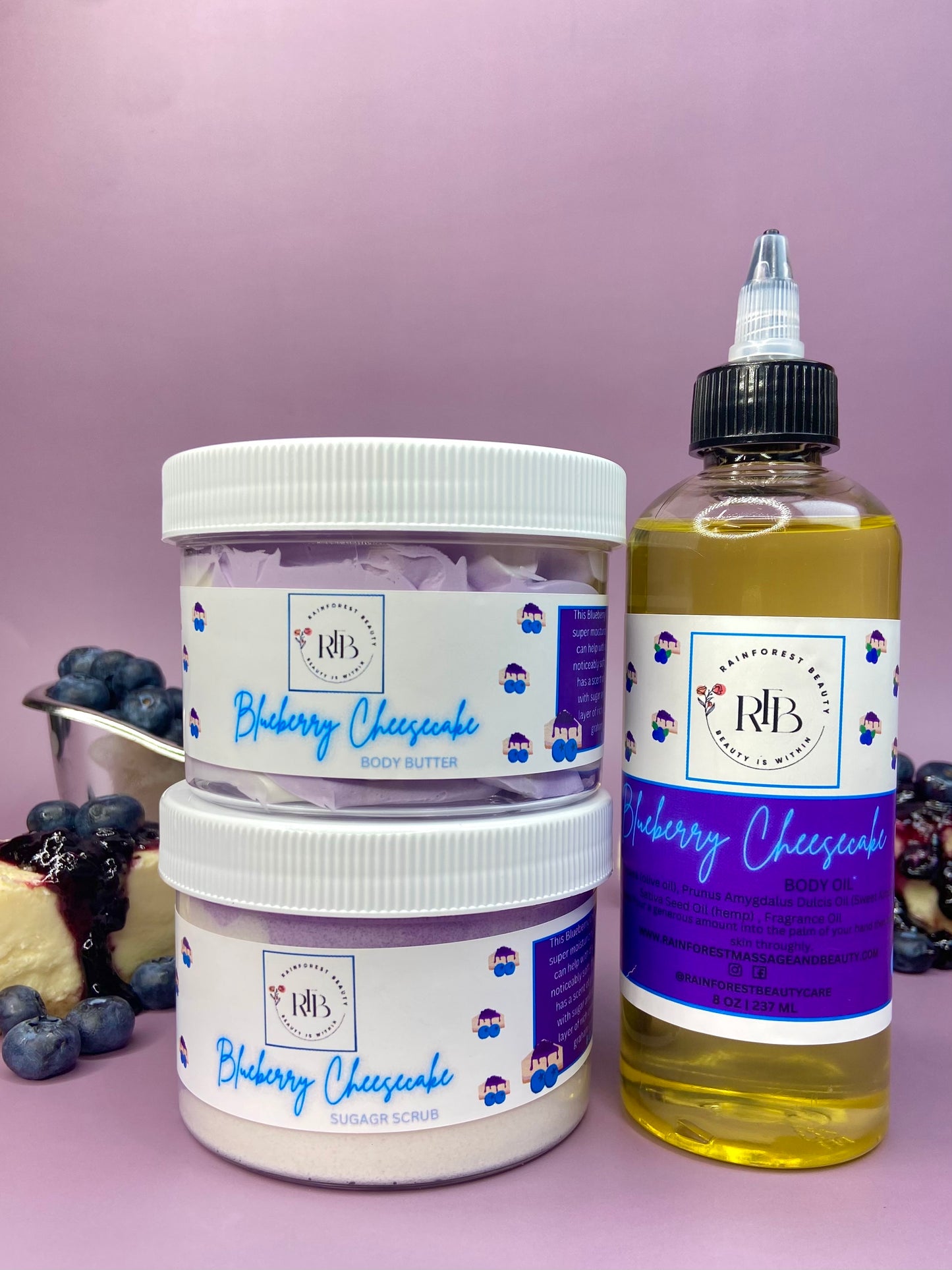BLUEBERRY CHEESECAKE SET