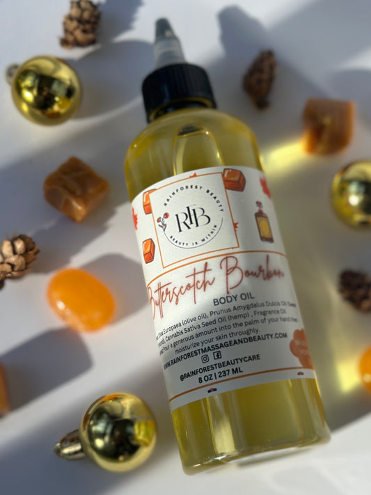 BUTTERSCOTCH AND BOURBON BODY OIL