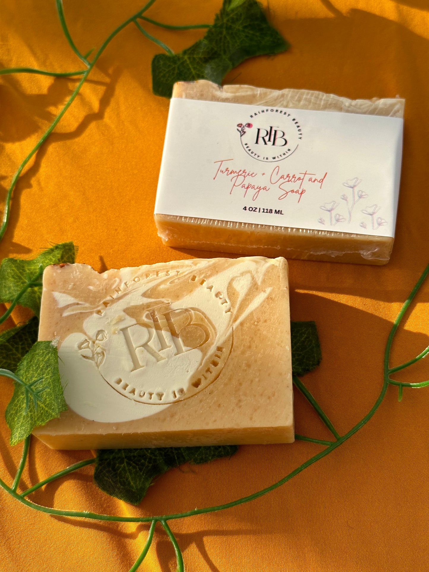 Turmeric Carrot + Papaya Soap