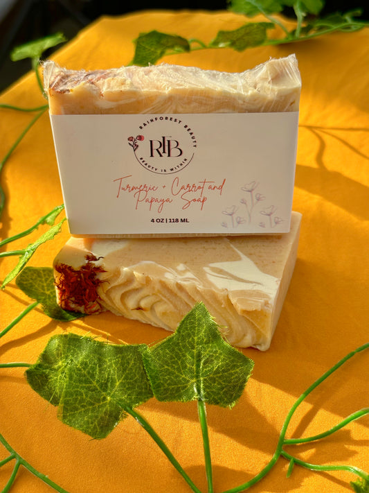 Turmeric Carrot + Papaya Soap